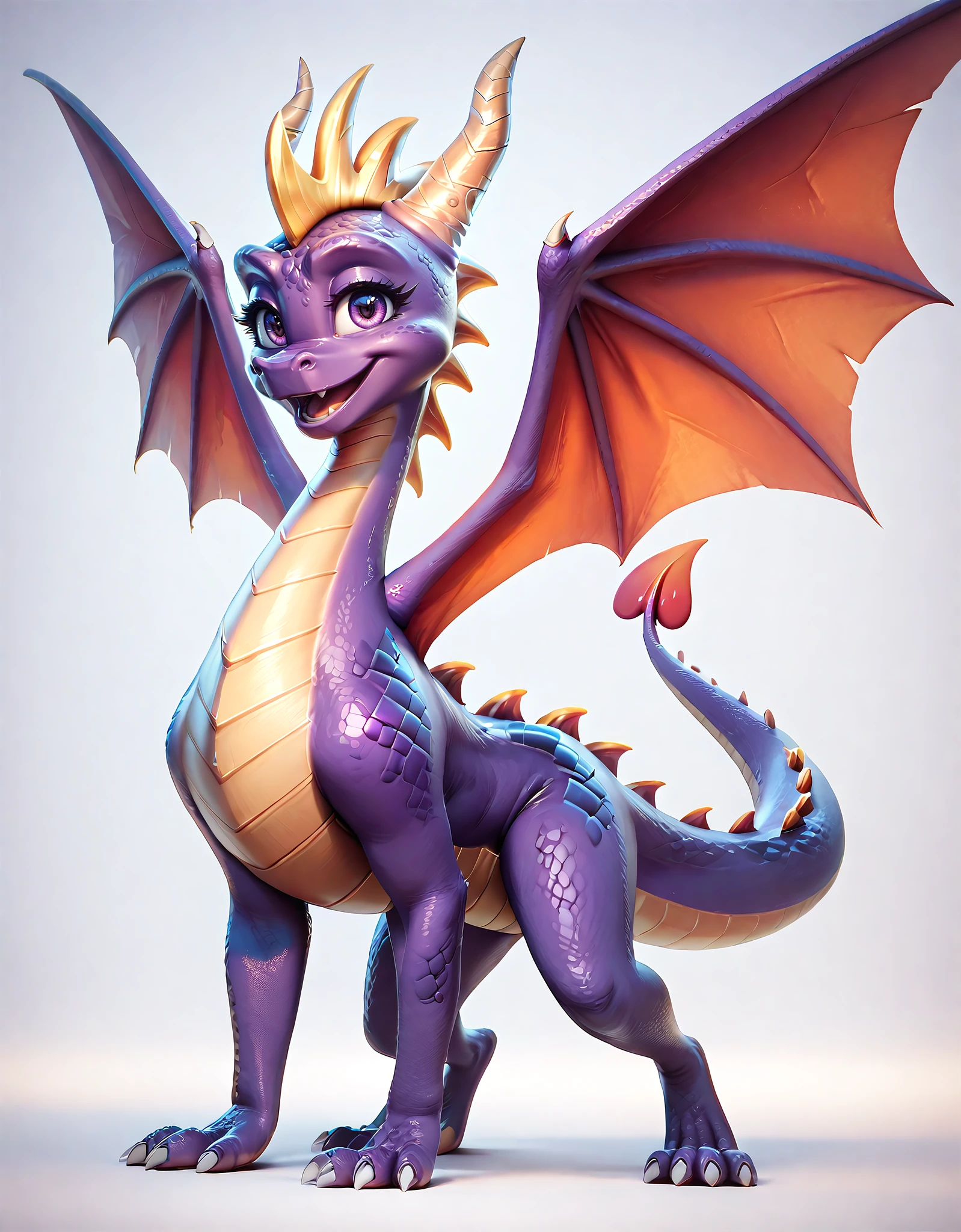 Featured image #3 for Spyra the Dragon -【Female Spyro】【PONY】