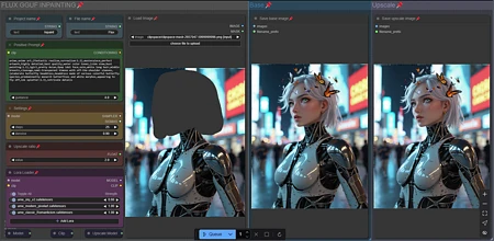 Featured image #2 for Inpainting simple workflow FLUX | UPSCALE | LORA | GGUF