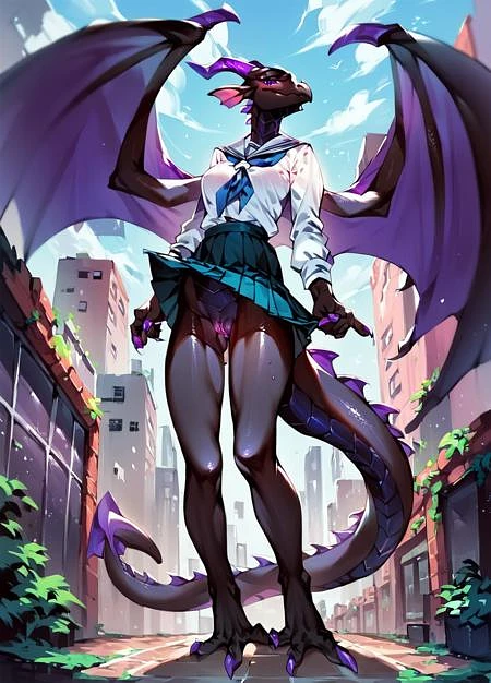 Featured image #1 for Enderdragon (Minecraft) [illustrious & PONY LoRAs]