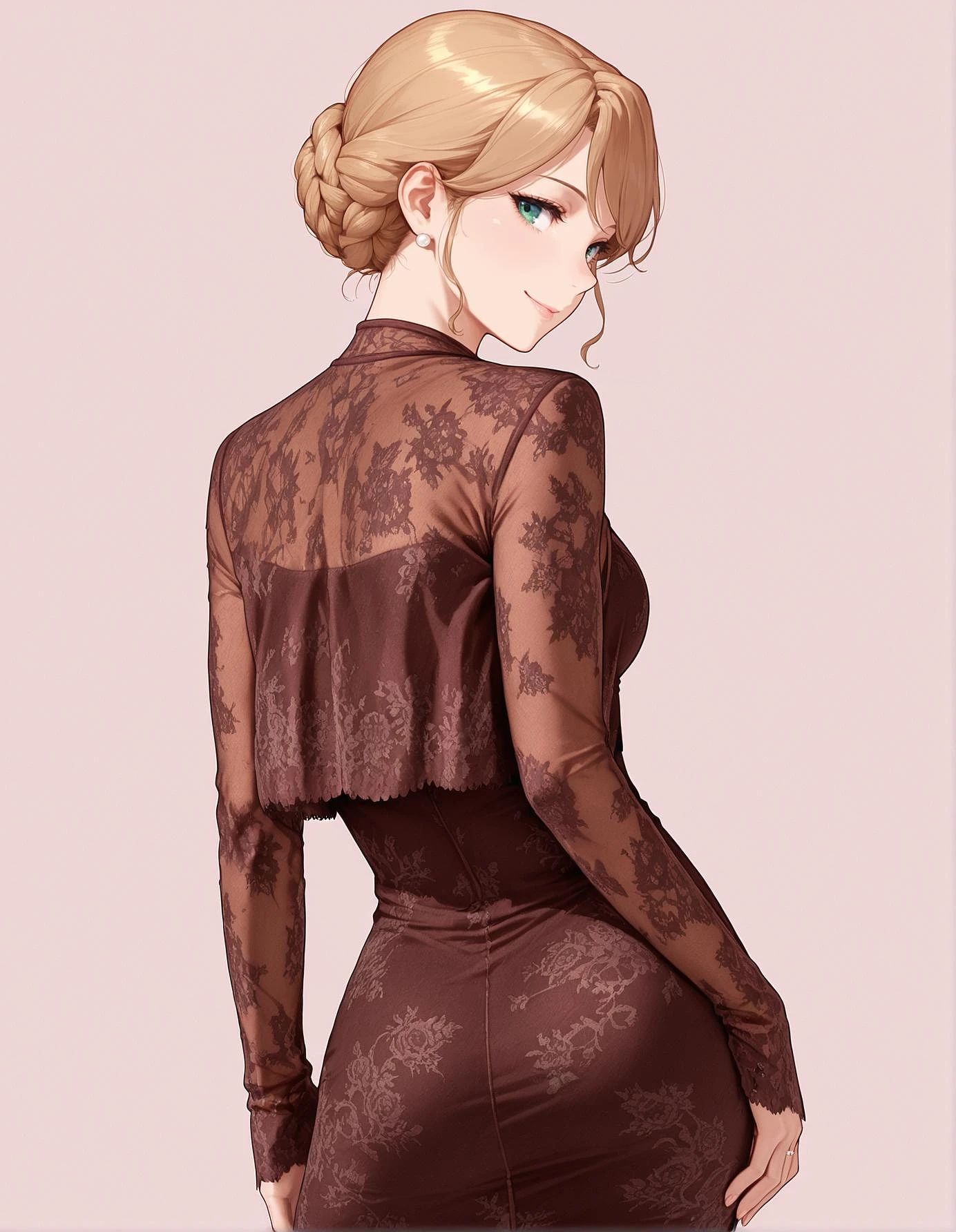 Featured image #1 for 【COSTUME】Brown Dress and Bolero (Illustrious)