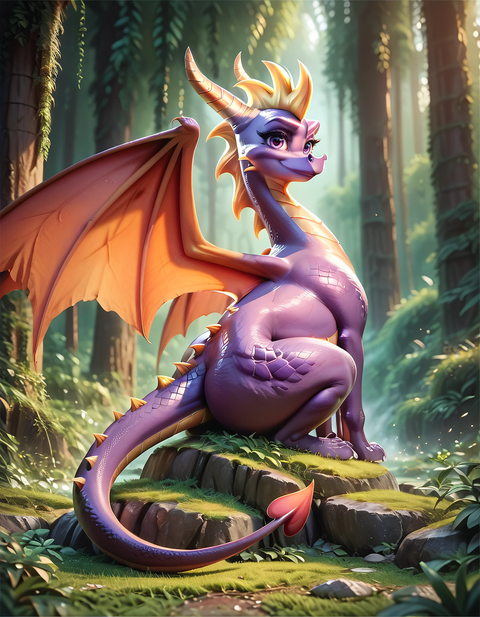 Featured image #5 for Spyra the Dragon -【Female Spyro】【PONY】