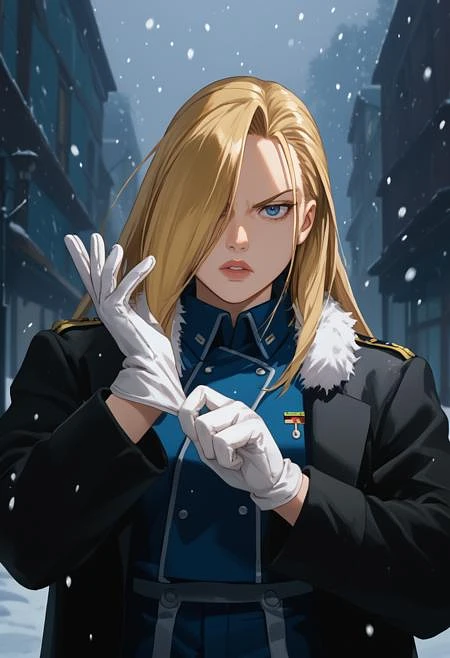 Featured image #3 for [PonyV6 XL] Olivier Mira Armstrong | Fullmetal Alchemist