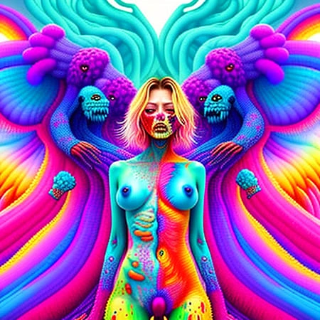 Featured image #4 for Vibrant Grotesque Horror