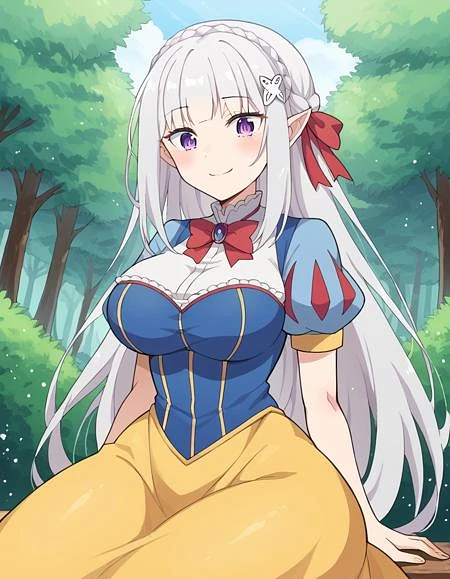 Featured image #1 for Emilia (エミリア) - Re:Zero (Re：ゼロから始める異世界生活) - COMMISSION