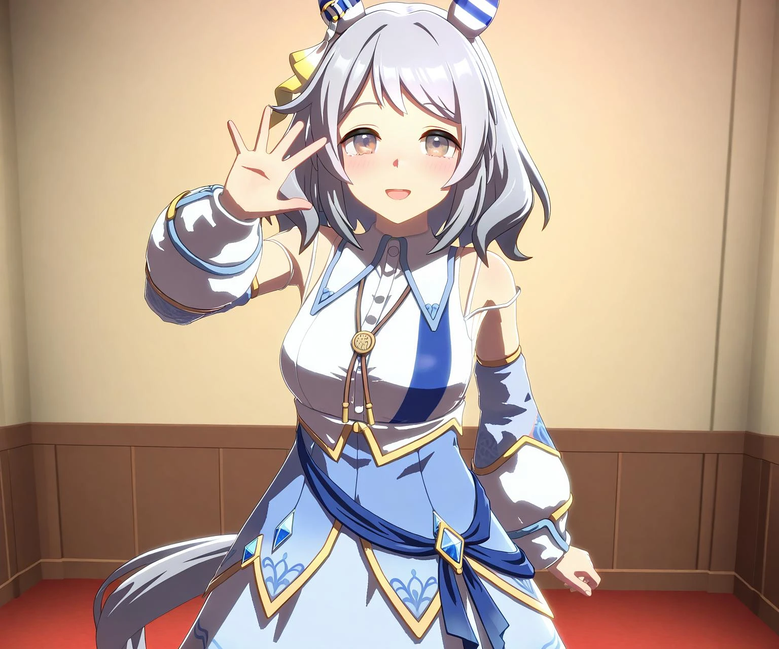 Featured image #4 for Hishi Miracle (Umamusume) in game style 3D ILL-v2