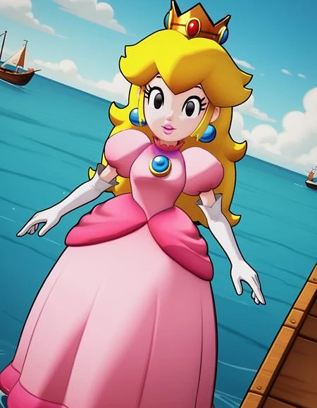 Featured image #5 for Princess Peach (ピーチ姫) - Super Mario Bros - COMMISSION