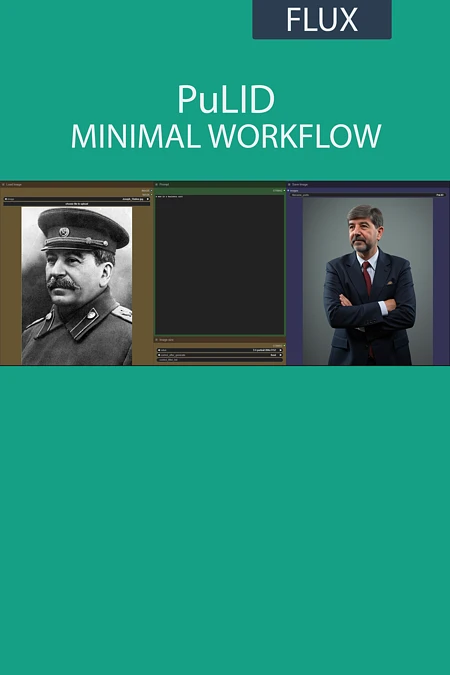 Featured image #5 for PuLID simple workflow FLUX | UPSCALE | LORA | GGUF | CIVITAI Metadata