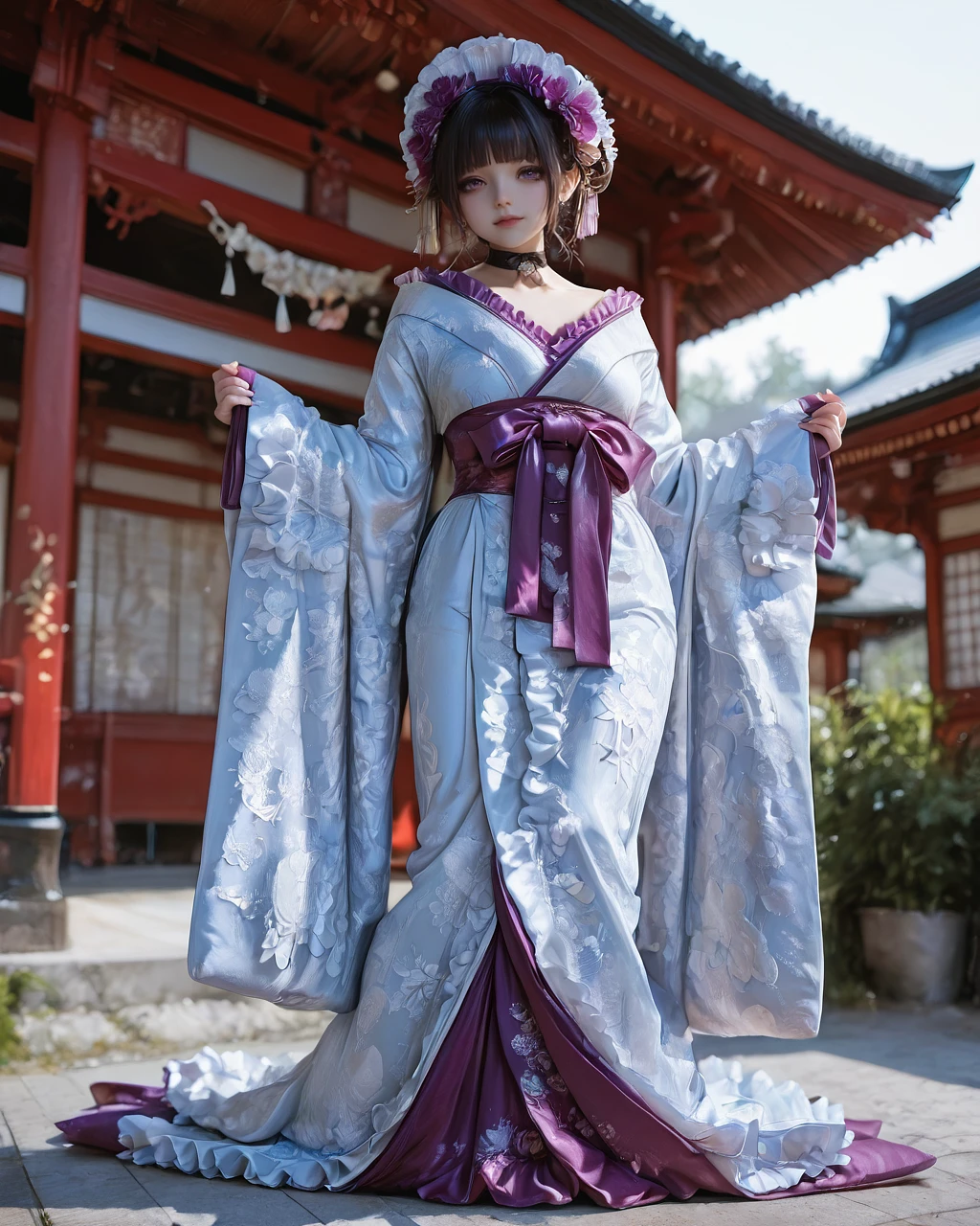 Featured image #1 for gothic oiran faceless_V1.0 illustrijEVO