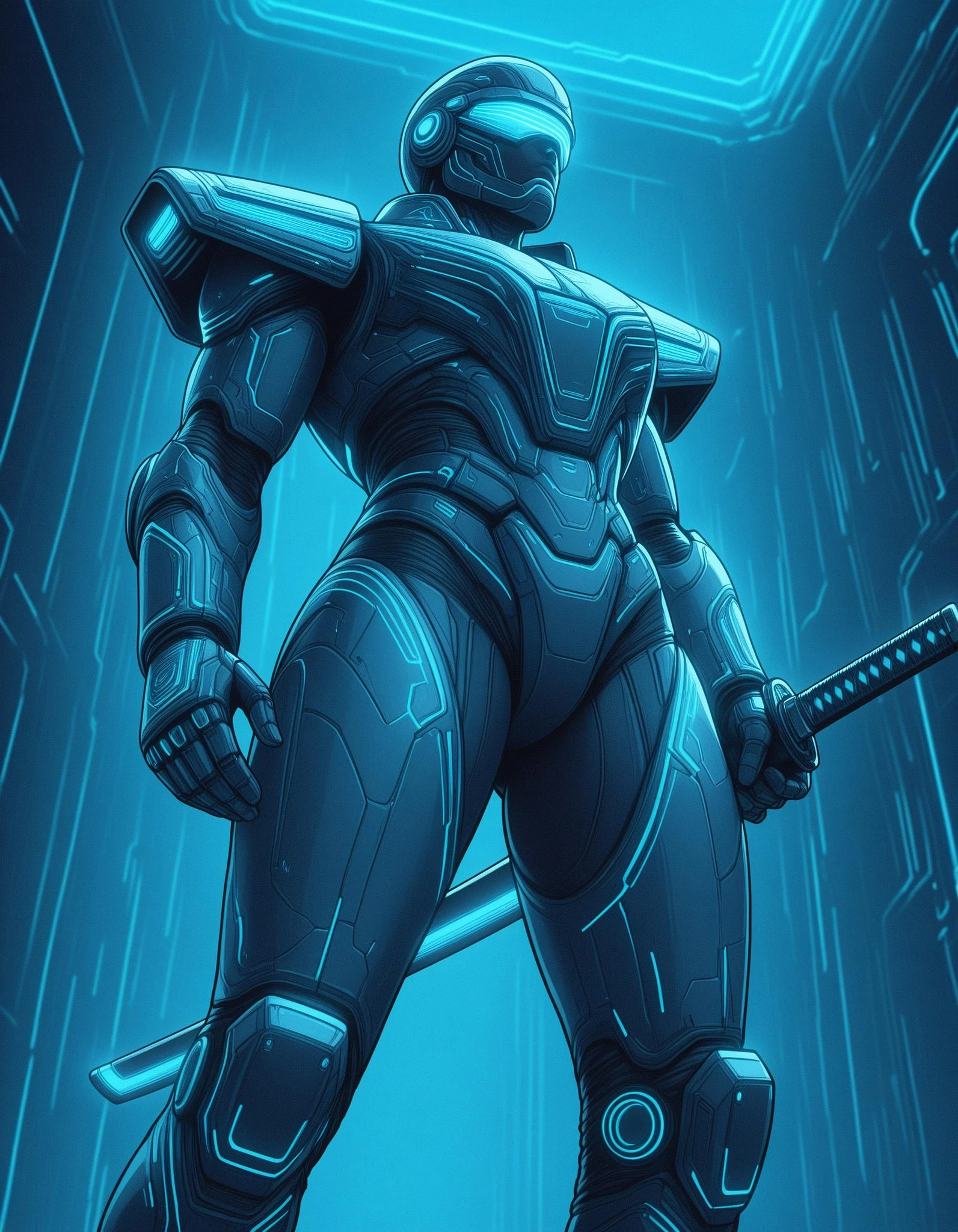 Featured image #2 for Neon Cyberpunk Cyberspace [FL/XL/IL/PD/1.5]