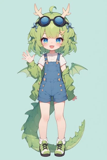 Featured image #4 for Dragon Girl (VTuber) - Comission LoRA PonyXL