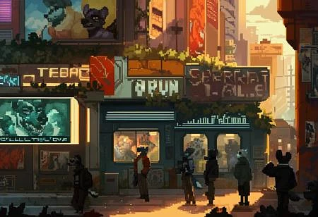 Featured image #2 for Tails Noir - Urban Pixels
