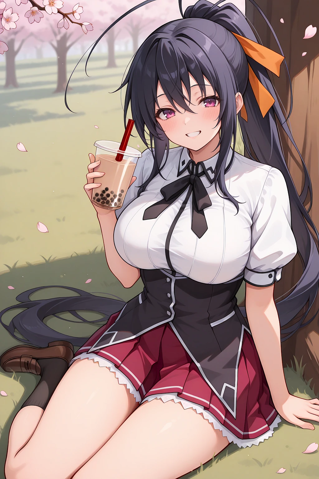 Featured image #2 for Akeno Himejima 姫島 朱乃 | High School DxD | 3 Outfits [IllustriousXL]