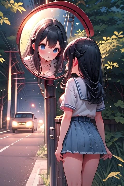 Featured image #3 for girl like convex mirror / traffic mirror