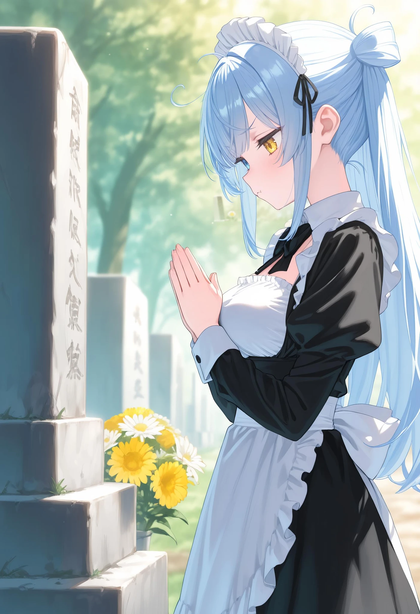 Featured image #1 for [Illust&XL] tombstone / お墓参り / お盆 / 墓石 / お寺