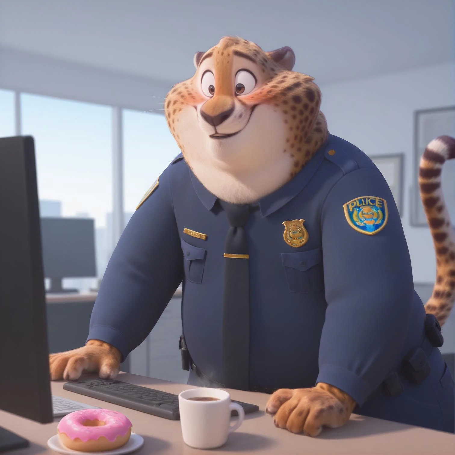 Featured image #1 for Benjamin Clawhauser (Zootopia)