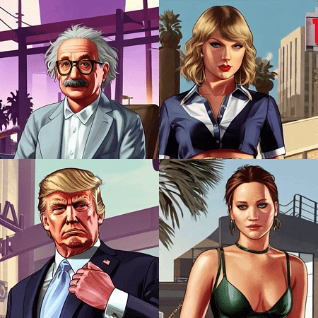 Featured image #3 for GTA5 Artwork Diffusion