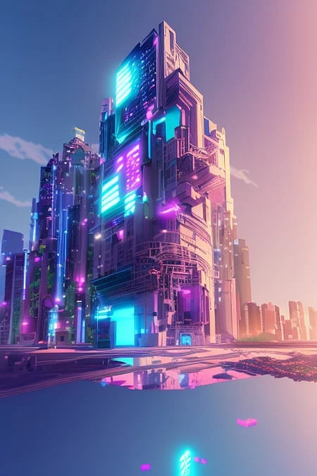 Featured image #2 for Neon Isometric