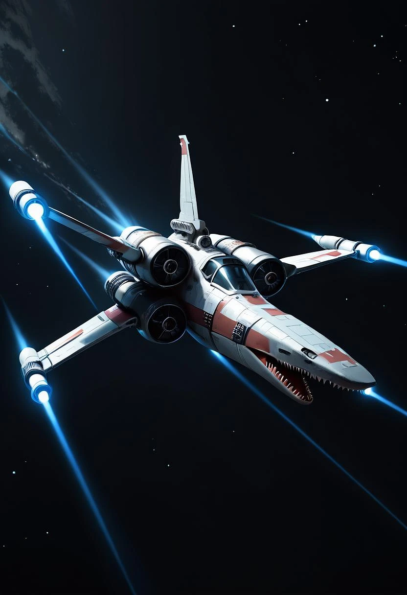 Featured image #3 for SharkWing: Carcharodon-Class Interceptor (Citron Scifi) [Illustrious]