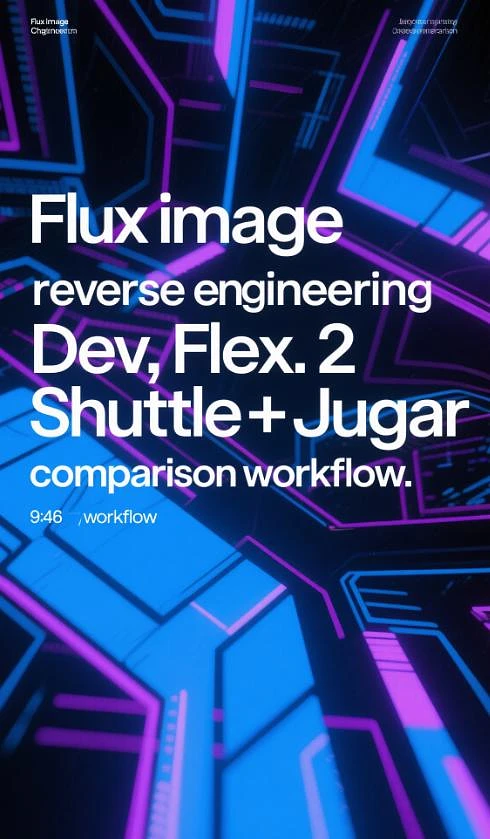 Featured image #1 for Flux image reverse engineering Chroma, Dev, Flex. 2, Shuttle+Jugar comparison workflow