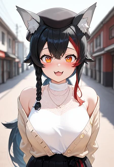 Featured image #1 for Ookami Mio (7 Outfits) [Illustrious] Hololive