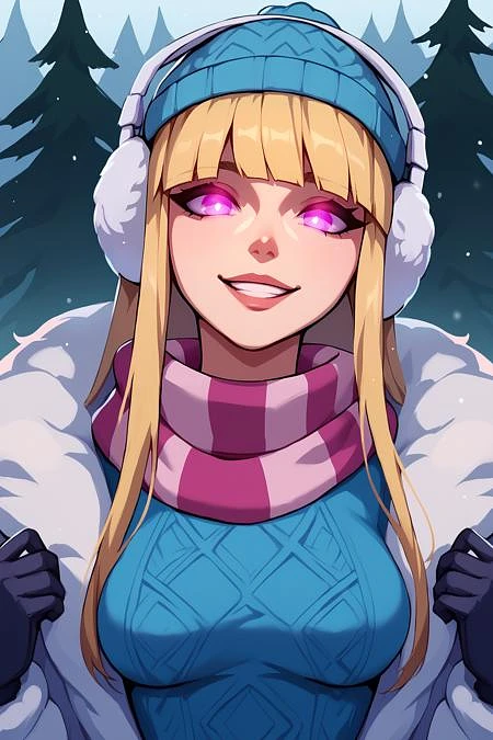 Featured image #1 for Snow Day Syndra (League of Legends) - Comission LoRA PonyXL [NSFW Support]