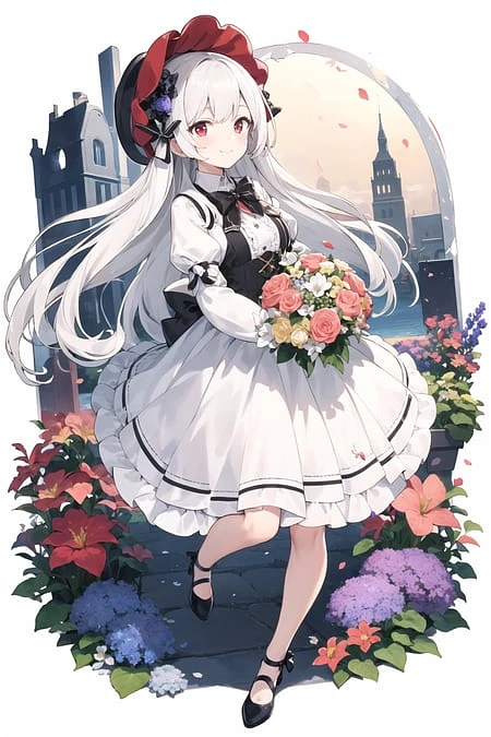 Featured image #1 for Standing Full Body with Background Style LoRA (带背景立绘/背景付き立ち絵)