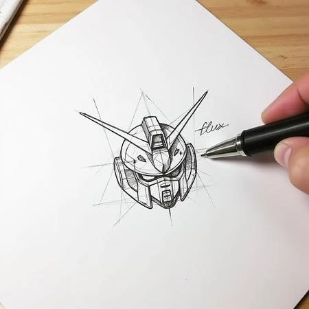 Featured image #1 for [Flux]Design sketch style
