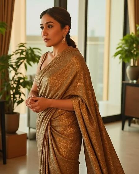 Featured image #2 for HUC    bikini-blouse saree style  (bbs-style)