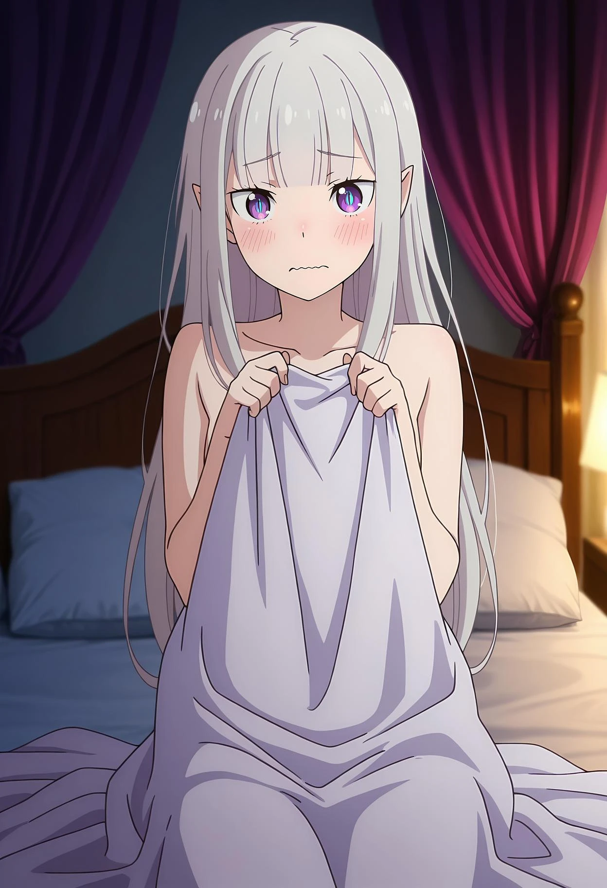 Featured image #4 for Emilia [6 outfits] | Illustrious | Re:Zero kara Hajimeru Isekai Seikatsu