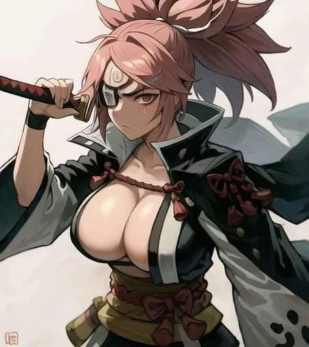 Featured image #2 for Baiken (Guilty Gear) LoRA