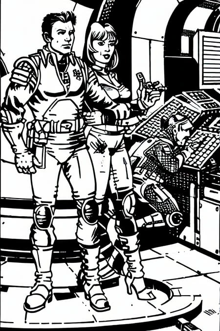 Featured image #2 for The Mechwarrior RPG Art 1990's LORA