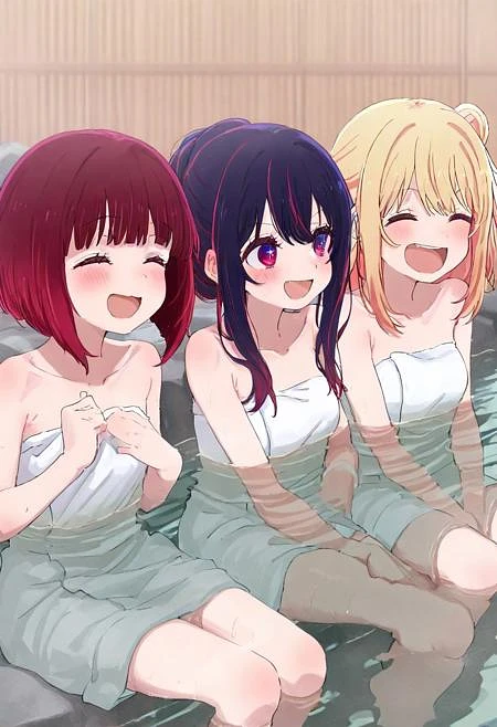 Featured image #1 for Onsen Type2 (Anime, Multiple Girls) ｜IL・ANIMAGINE