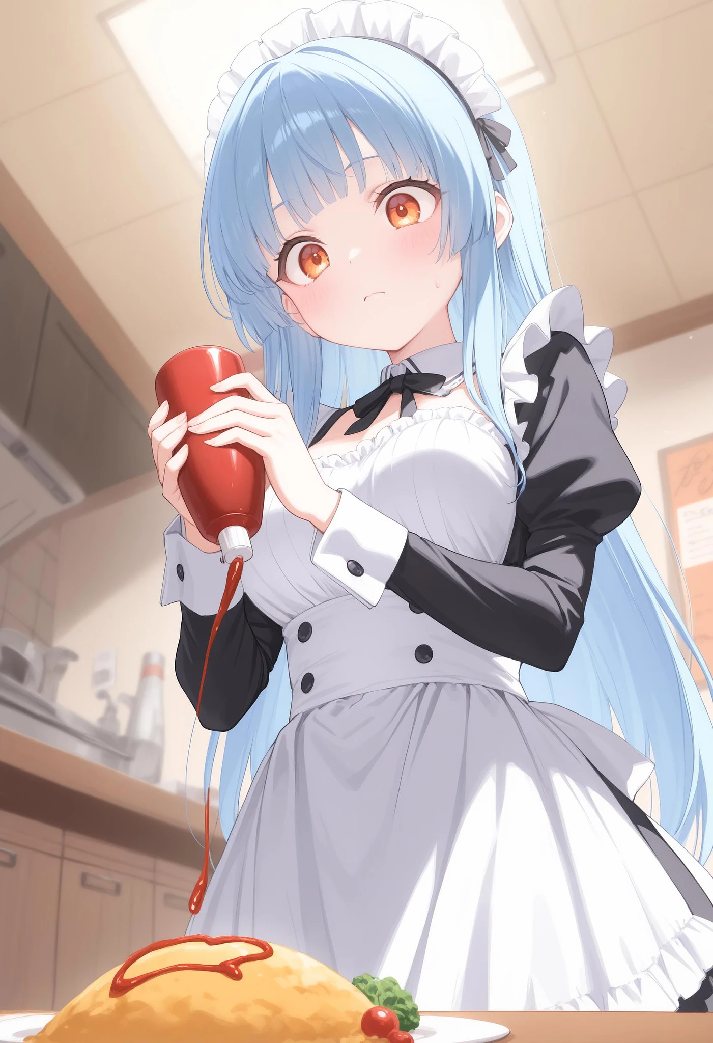Featured image #5 for [Illust&XL] Lettering on omurice / オムライスお絵描き / 文字入れ / ケチャップ