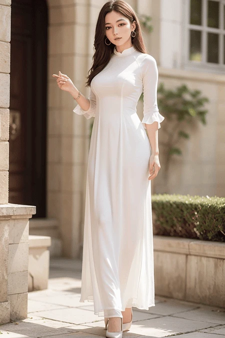 Featured image #3 for Ao Dai - Vietnamese Long Dress