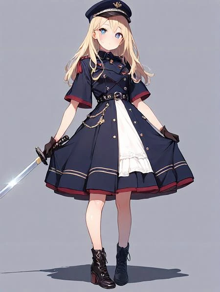 Featured image #2 for ミリタリードレス/military uniform(XL,pony)