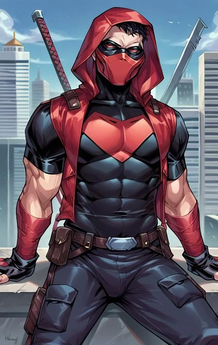 Featured image #2 for Red Hood Outlaw / Dc / (NSFW/SFW) SDXL LORA (PONY)