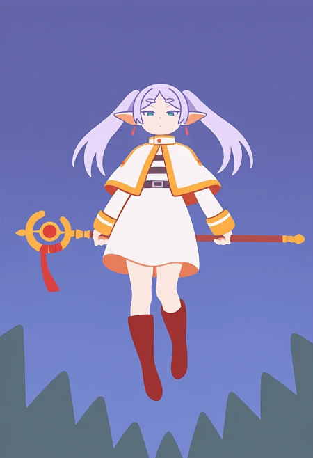 Featured image #2 for Minimalist Flat Color - Style IllustriousXL LORA
