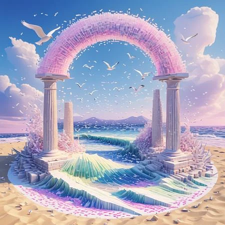 Featured image #4 for Vaporwave (SDXL, Pony)