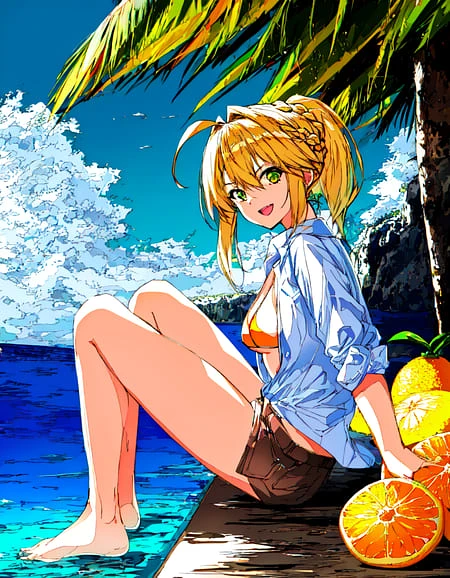 Featured image #2 for Artoria Pendragon (Swimsuit Ruler) (Fate) LoRA