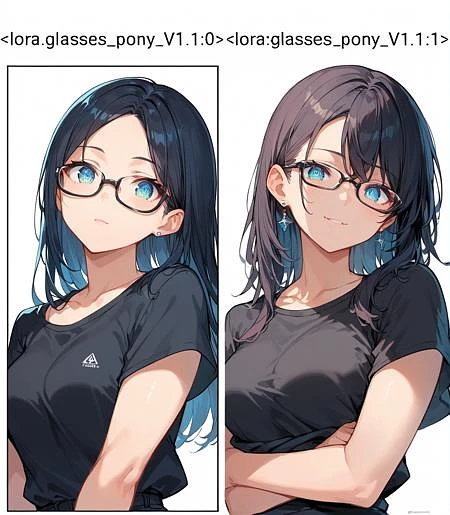 Featured image #1 for メガネ/glasses(XL,pony)