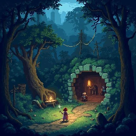 Featured image #2 for Pixel Art Illustrations FLUX