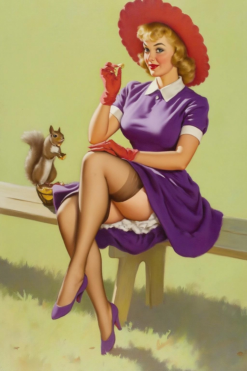 Featured image #3 for Pouting Beauties: Gil Elvgren Pin-Up Illustration Style