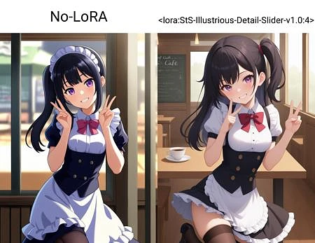 Featured image #1 for Detail Slider LoRA | Illustrious-XL