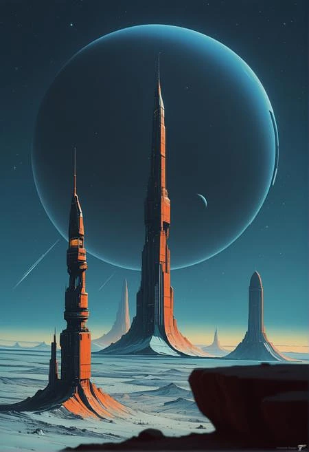 Featured image #5 for 70s SciFi Style by ChronoKnight - [FLUX & IL]