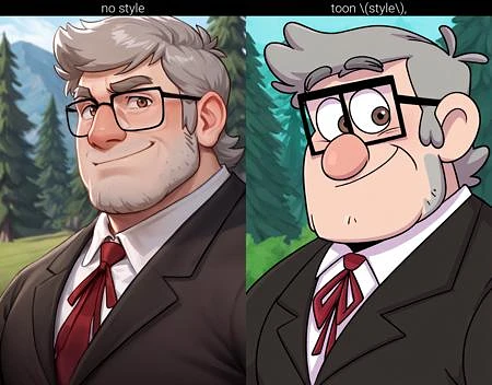 Featured image #4 for Stanley (Stan) Pines - Gravity Falls [LoRA]