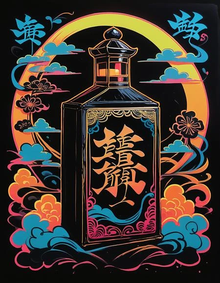 Featured image #5 for Black Neon Graffiti Style