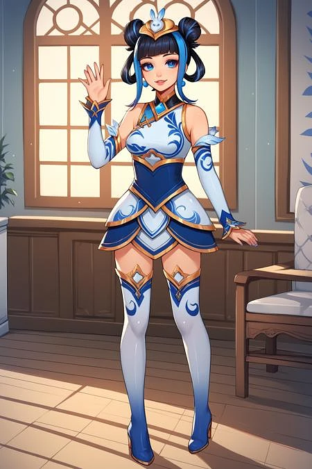Featured image #3 for Porcelain Lux (League of Legends) - Comission LoRA PonyXL [NSFW Support]
