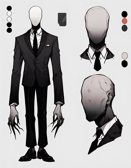 Featured image #2 for Slenderman creepypasta Pony + 1.5 + illustrious