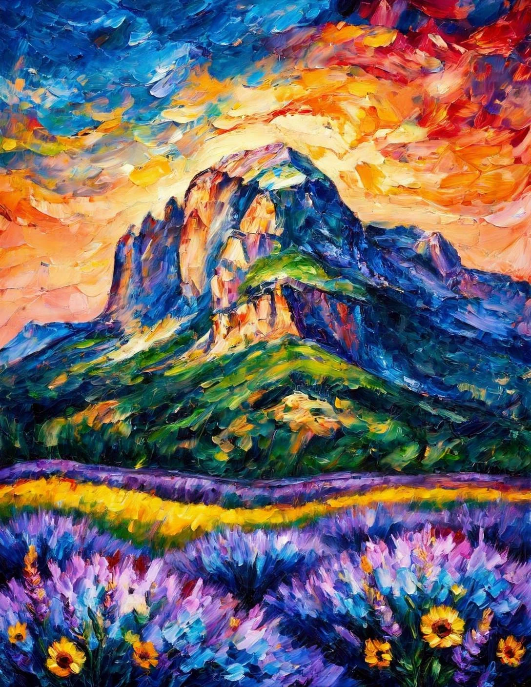 Featured image #1 for Chunky Chromatism :  Expressive Impressionism Painting Style  [FLUX/CHROMA]