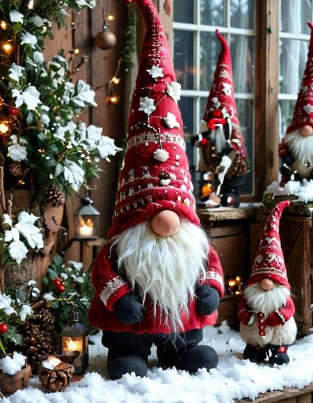 Featured image #3 for Festive Gnome with Covered Face - Tomte - Nisse